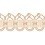Ribetes jacquard guip&eacute; Plaza Houl&egrave;s Crème 32153-9030