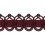Ribetes jacquard guip&eacute; Plaza Houl&egrave;s Lie de vin 32153-9530
