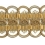 Ribetes guipure Antica 70 mm Houl&egrave;s Ambre 32424-9820