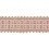 Ribetes Villandry 35 mm Houl&egrave;s Rose pâle 32471-9440