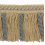 Frange bouillons Beaugency Houl&egrave;s Bleu/Beige 33066-9070