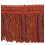 Frange bouillons Beaugency Houl&egrave;s Cerise/Paprika 33066-9350