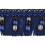 Frange moulino&eacute;e Palais Royal Houl&egrave;s Indigo 33097-9600