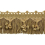 Frange moulino&eacute;e perles Les Marquises Houl&egrave;s Beige 33270-9123