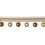 Ribetes Perles Opale Houl&egrave;s Caramel 33277-9030