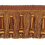 Frange effil&eacute; quilles Marly Houl&egrave;s Caramel 33392-9180