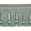 Frange effil&eacute; quilles Marly Houl&egrave;s Celadon 33392-9670
