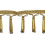Frange quilles Marly Houl&egrave;s Bronze 33395-9770