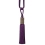 Alzapa&ntilde;os un gland perles Opale Houl&egrave;s Aubergine 35309-9510