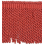 Frange torse Villandry 12 cm Houl&egrave;s Framboise 36039-9312