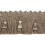 Frange effil&eacute; quilles Vend&ocirc;me Houl&egrave;s Taupe 33060-9880
