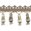 Frange quilles Vend&ocirc;me Houl&egrave;s Taupe 33080-9880