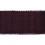 Ribetes gros grain 30 mm Houl&egrave;s Aubergine 31151-9656
