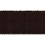 Ribetes gros grain 30 mm Houl&egrave;s Café 31151-9820