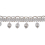 Frange perles Palais Royal 4 cm Houl&egrave;s Nimbus 33098-9020