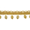 Frange perles Palais Royal 4 cm Houl&egrave;s Cumin 33098-9110