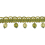 Frange perles Palais Royal 4 cm Houl&egrave;s Tilleul 33098-9716