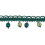 Frange perles Palais Royal 4 cm Houl&egrave;s Emeraude 33098-9760