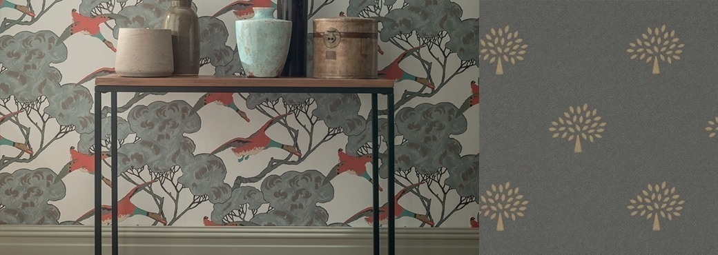 Mulberry - Colecci&oacute;n  Modern Country Wallpaper