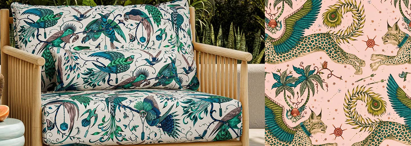 Emma J. Shipley by Clarke and Clarke - Colecci&oacute;n  Indoor-Outdoor